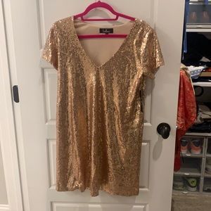 Sequin mini dress